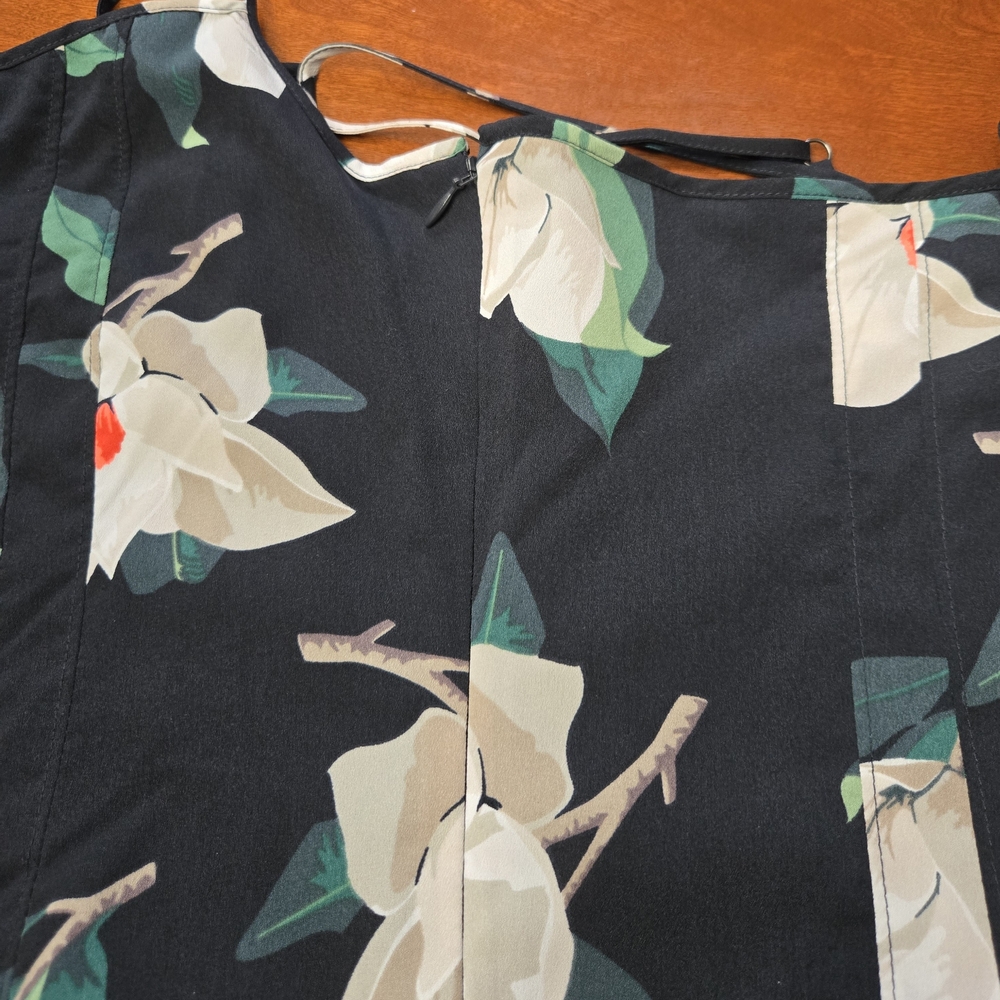 Banana Republic Floral Maxi Dress - Blue with White and Green - Picture 5 of 5